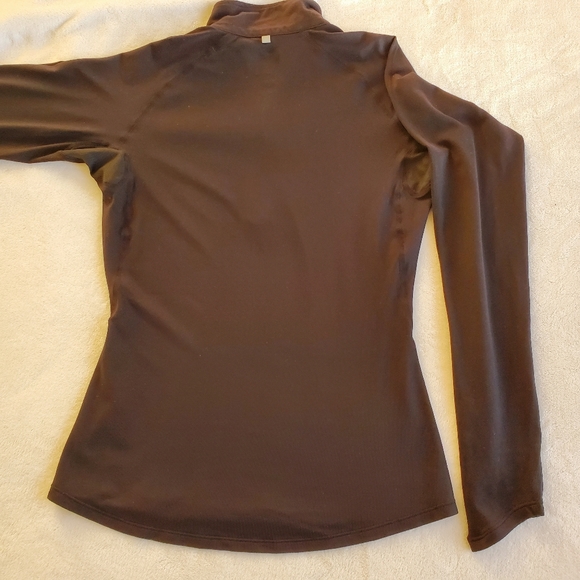 Nike Black 1/2 Zip Running Shirt - Picture 3 of 6
